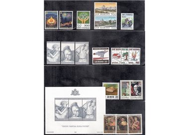 SAN MARINO 1981 Complete year 19v + 1 s/s MNH**