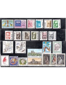 SAN MARINO 1982 Annata completa 24v MNH**