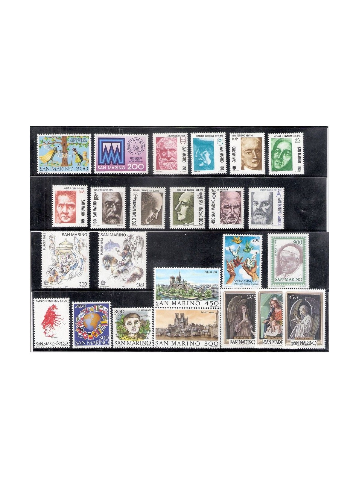 SAN MARINO 1982 Annata completa 24v MNH**