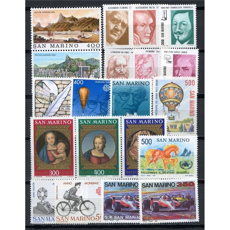 SAN MARINO 1983 Complete year 20v MNH**