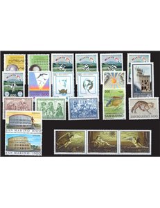 SAN MARINO 1985 Complete year 22v MNH**