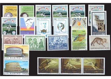 SAN MARINO 1985 Annata completa 22v MNH**