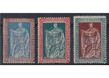 ITALIA REGNO 1928 Emanuele Filiberto dent. 13½ 3v MNH**