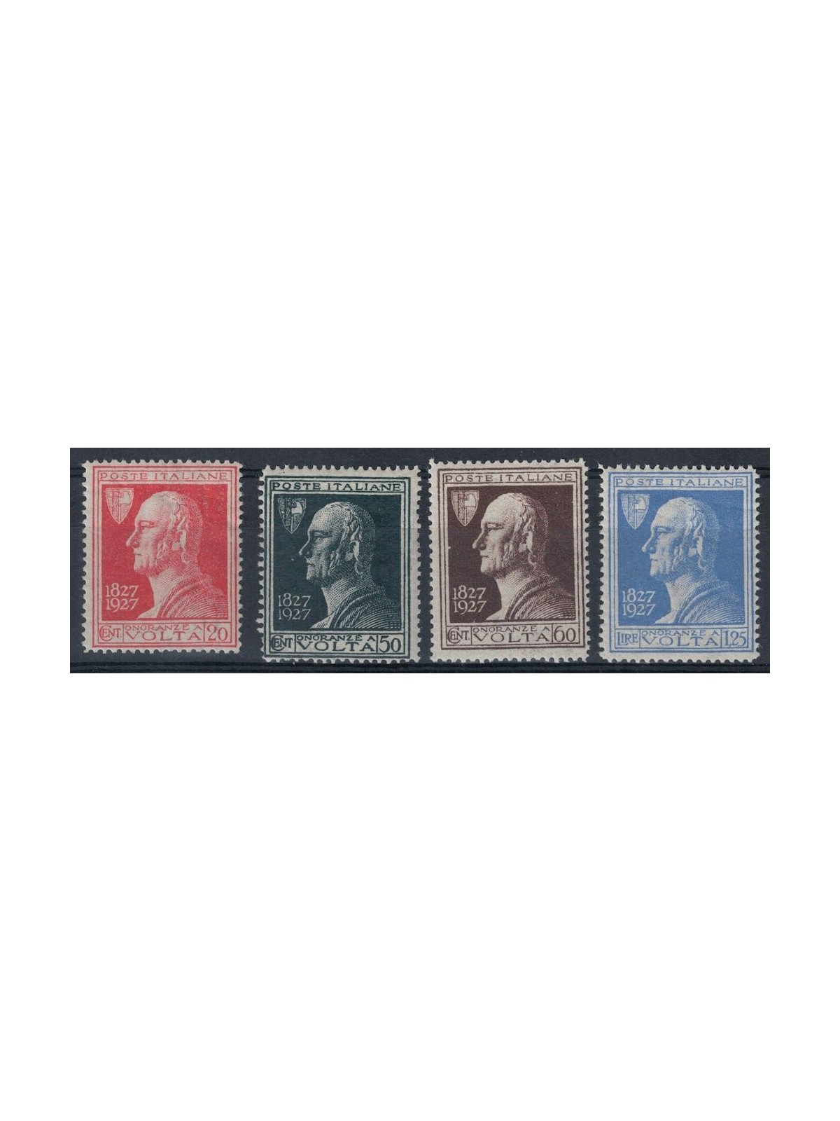 ITALIA REGNO 1927 Alessandro Volta 4v MNH** © (Lusso)