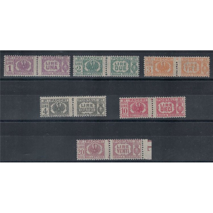ITALY LIEUTENANCIENCY 1946 Postal parcels 6v MNH** ©