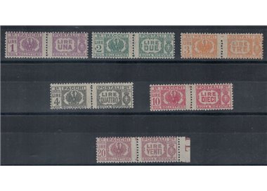 ITALY LIEUTENANCIENCY 1946 Postal parcels 6v MNH** ©