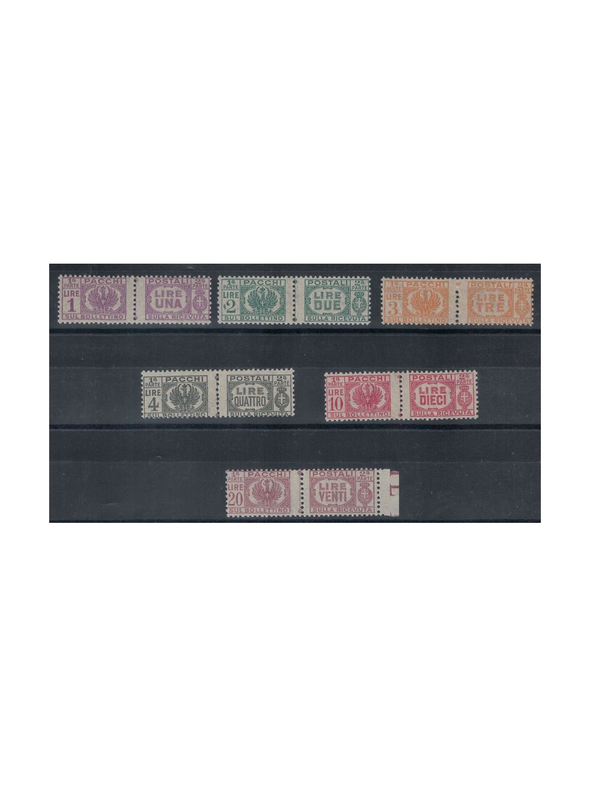 ITALIA LUOGOTENENZA 1946 Pacchi Postali 6v MNH** ©