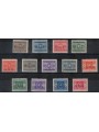 ITALY RSI 1943 GNR tax stamp (mixed) 13v MNH** ©