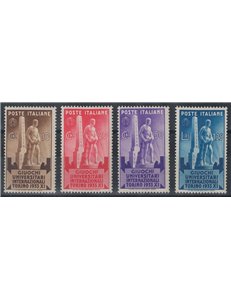 ITALIA REGNO 1933 Giochi universitari 4v MNH**