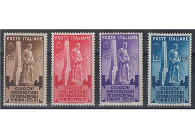 ITALIA REGNO 1933 Giochi universitari 4v MNH**