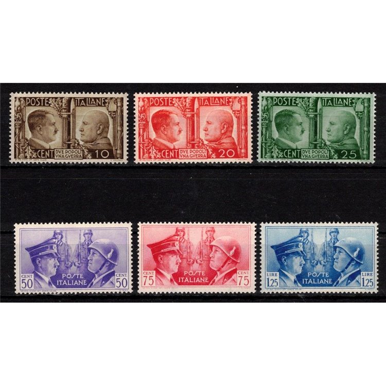 ITALY KINGDOM 1941 Brotherhood in Arms 6v MNH**