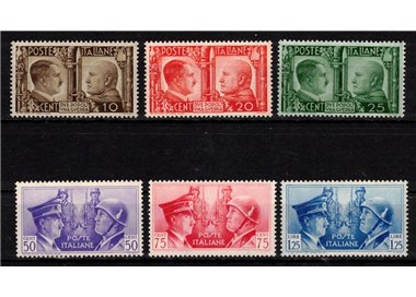 ITALY KINGDOM 1941 Brotherhood in Arms 6v MNH**
