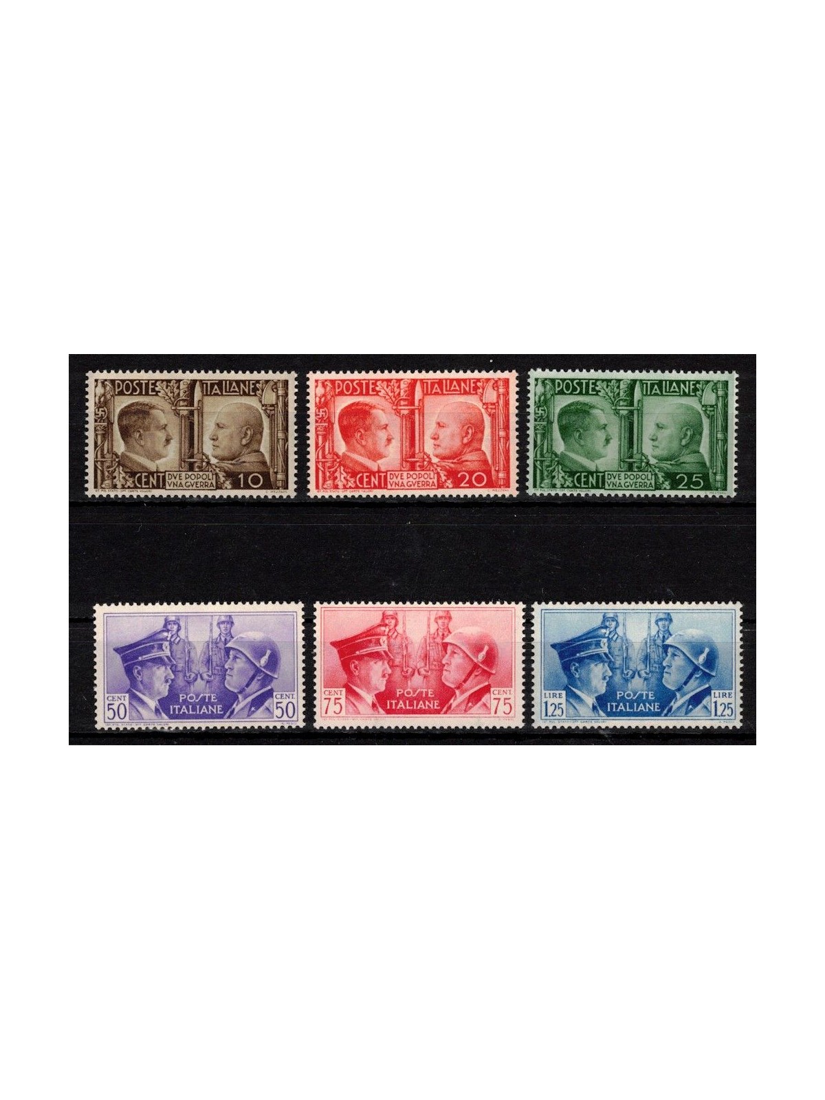 ITALY KINGDOM 1941 Brotherhood in Arms 6v MNH**