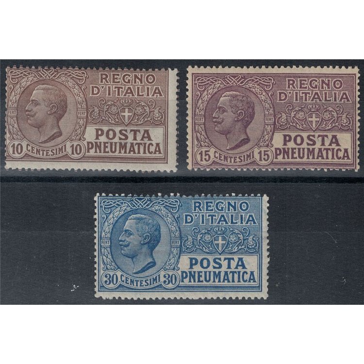 ITALIA REGNO 1913-23 Posta pneumatica 3v MNH**