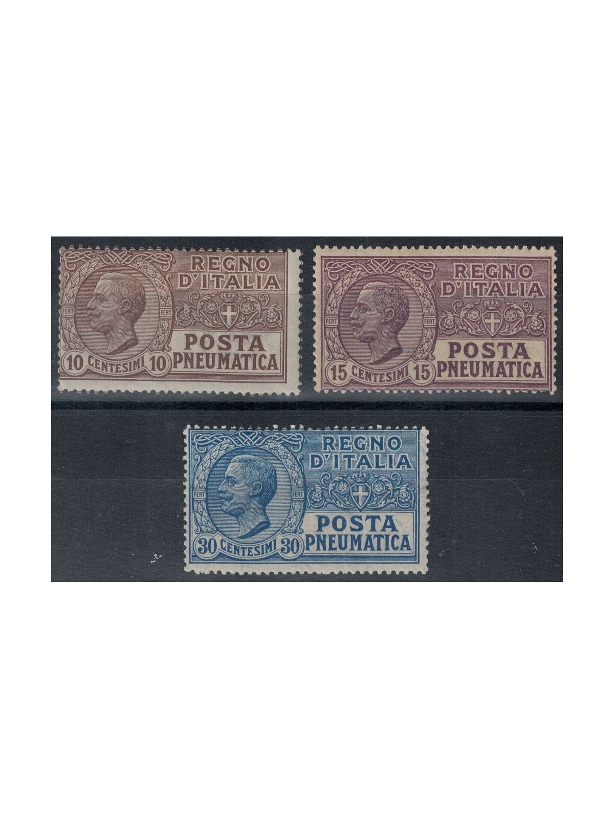 ITALIA REGNO 1913-23 Posta pneumatica 3v MNH**