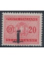ITALIA RSI 1944 Varietà 20c Segnatasse (soprast. spostata) MNH**