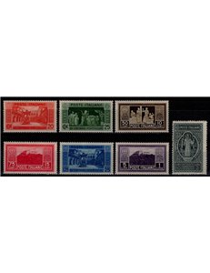 ITALY KINGDOM 1929 Abbey of Montecassino 7v MH*