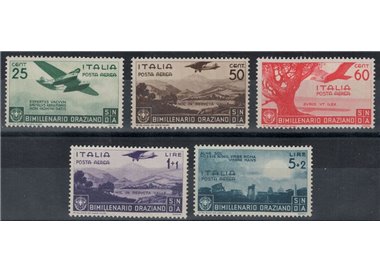 ITALIA REGNO 1936 Bimillenario Orazio (posta aerea) 5v MH*