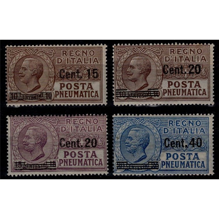 ITALY KINGDOM 1924-25 Pneumatic mail 4v MH*
