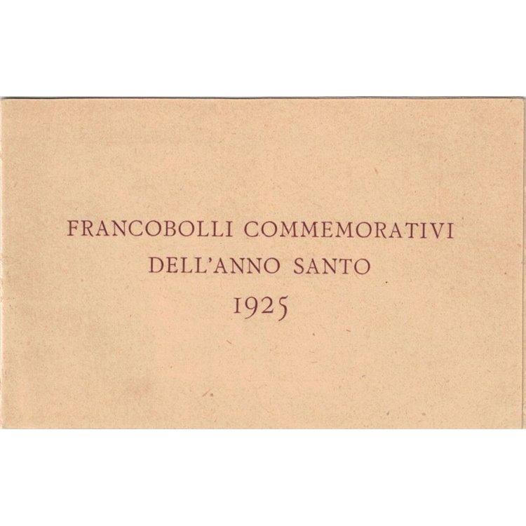 ITALY KINGDOM 1933 Official Holy Year booklet 7v MH*
