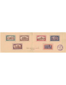 ITALIA REGNO 1933 Libretto ufficiale dell' Anno Santo 7v MH*