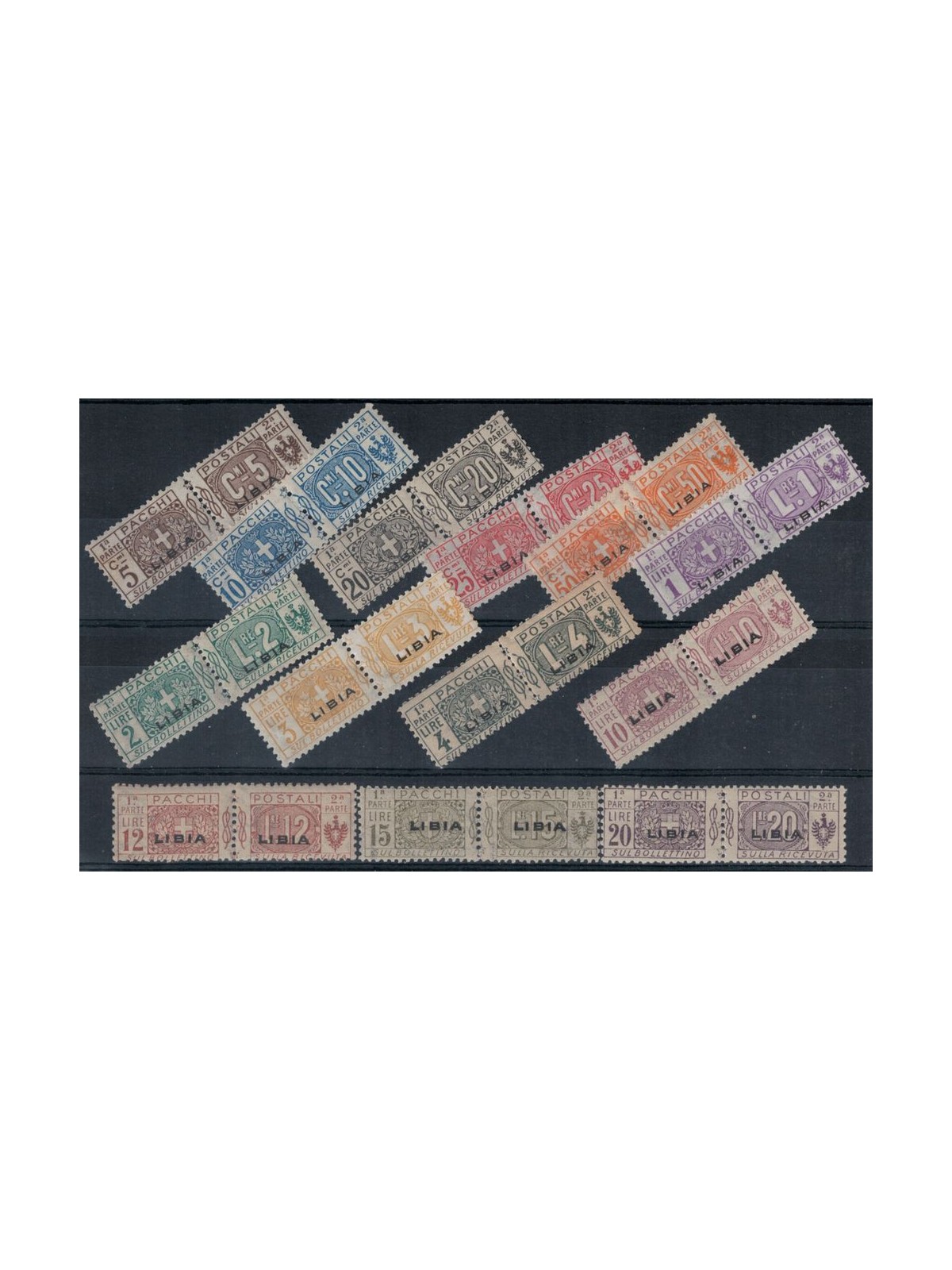 LIBYA 1915-24 Postal parcels 13v MNH** ©