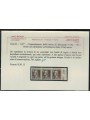 ITALIA REGNO 1927 Alessandro Volta 60c Varietà (terzina non dent.) MNH** ©