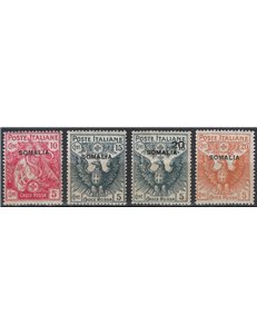 ITALIAN SOMALIA 1916 Red Cross 4v MNH**