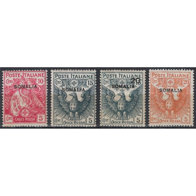 SOMALIA ITALIANA 1916 Croce Rossa 4v MNH**