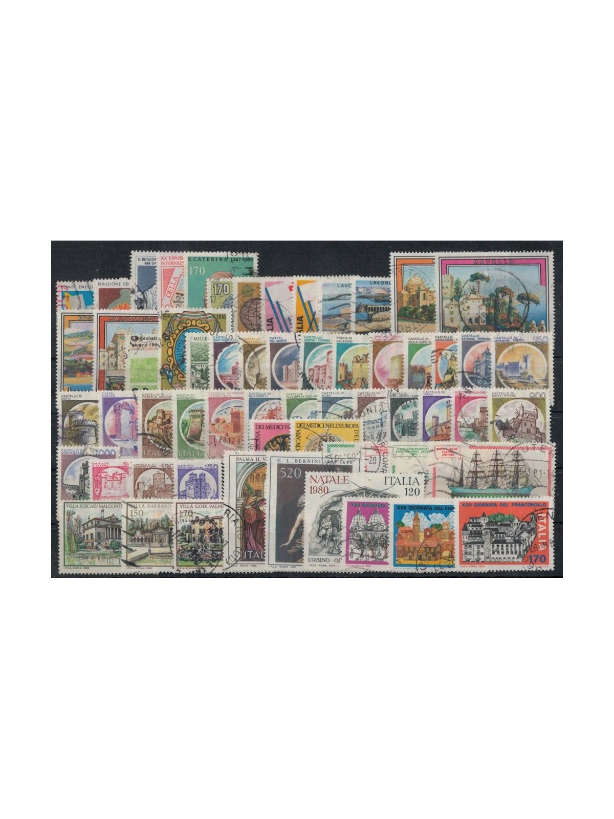 ITALIA 1980 Annata Completa 60v us