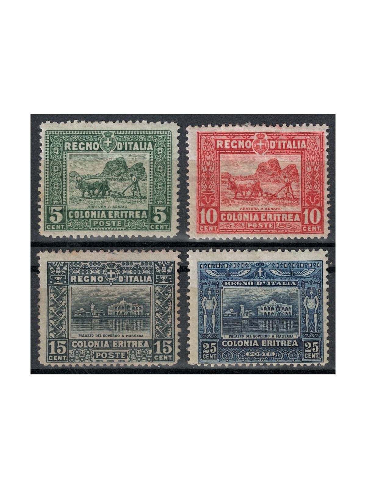 ERITREA 1910-14 Serie pittorica 4v MH*