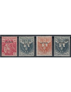 ERITREA 1916 Pro Croce Rossa 4v MH*