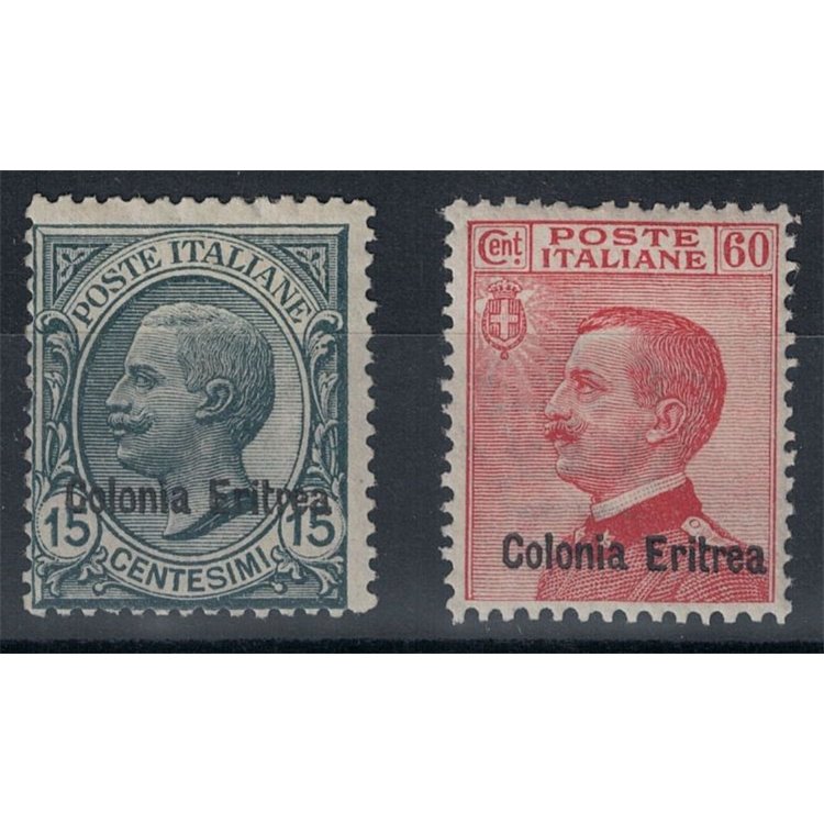 ERITREA 1918-20 Ordinary series 2v MH*