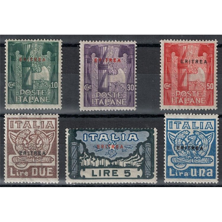 ERITREA 1923 March on Rome 6v MH*