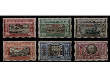 ERITREA 1924 Alessandro Manzoni 6v MH*