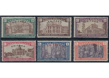 ERITREA 1925 Holy Year 6v MH*