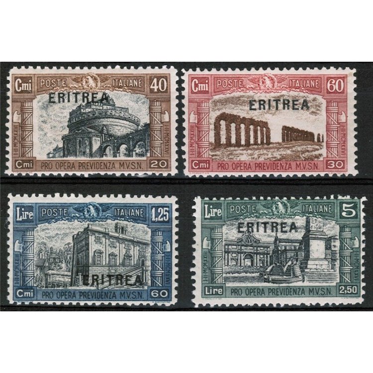 ERITREA 1927 Militia I 4v MH*