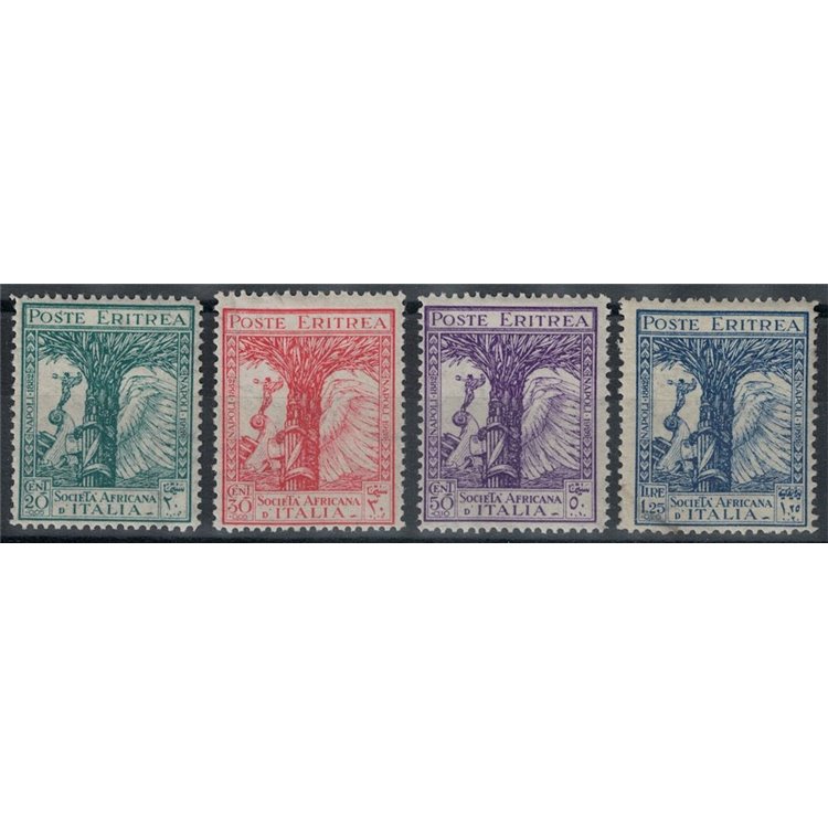 ERITREA 1928 Italian African Society 4v MH*