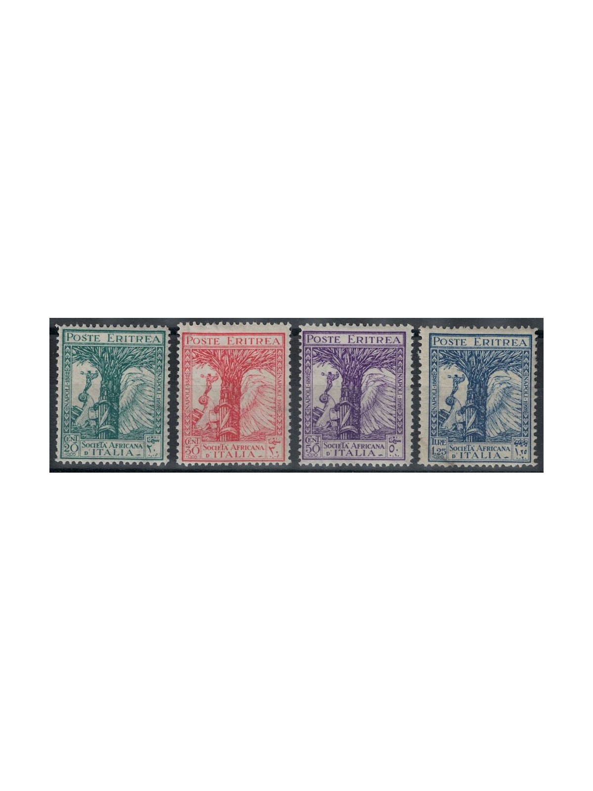 ERITREA 1928 Italian African Society 4v MH*