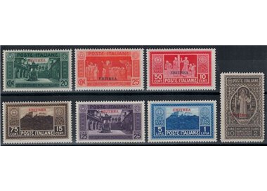 ERITREA 1929 Abbey of Montecassino 7v MH*
