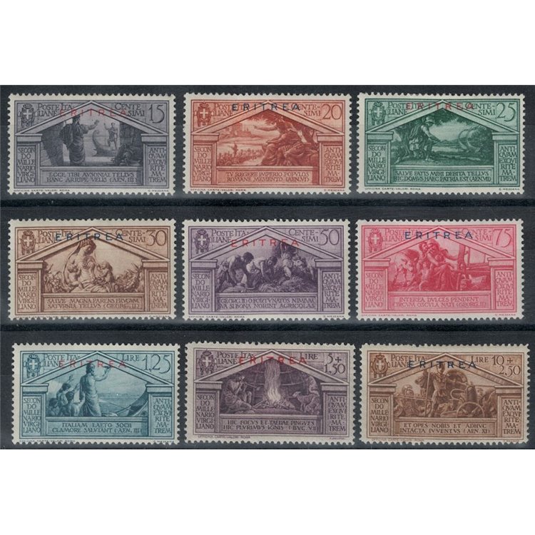 ERITREA 1930 Virgil 9v MH*