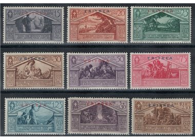ERITREA 1930 Virgilio 9v MH*