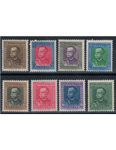 ERITREA 1931 Effigie di Vittorio Emanuele III 8v MH*