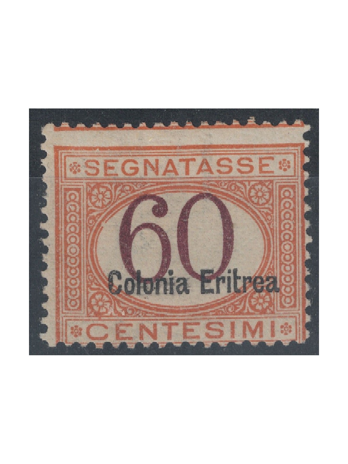 ERITREA 1926 Segnatasse 60c arancio e bruno MH*