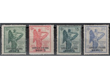 SOMALIA ITALIANA 1922 Anniversario della Vittoria 4v MH*
