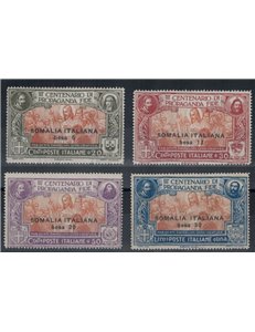 SOMALIA ITALIANA 1923 Propaganda Fide 4v MH*