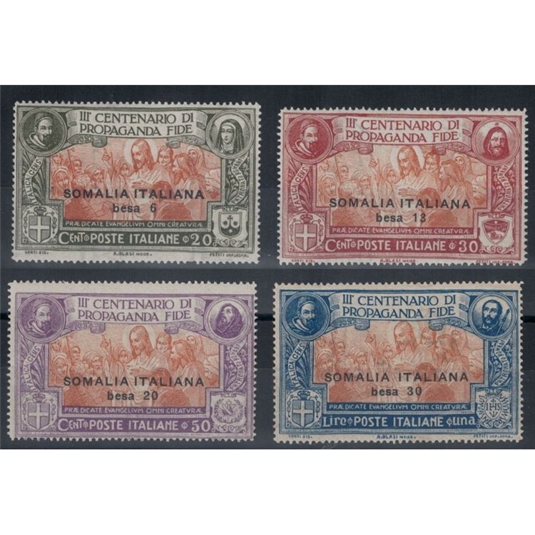 ITALIAN SOMALIA 1923 Propaganda Fide 4v MH*