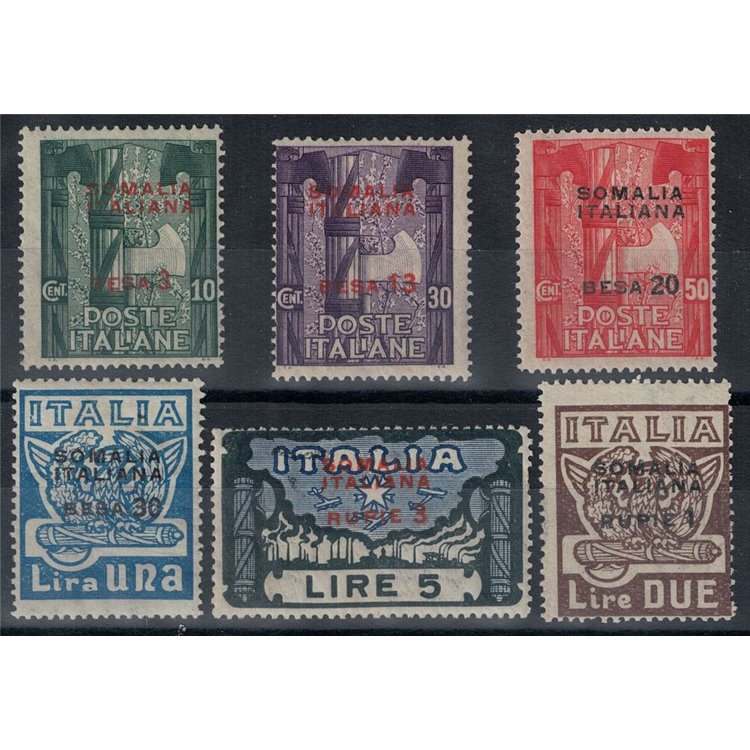 ITALIAN SOMALIA 1923 March on Rome 6v MH*