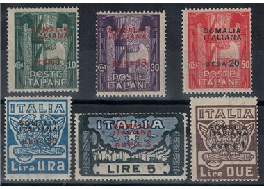 ITALIAN SOMALIA 1923 March on Rome 6v MH*