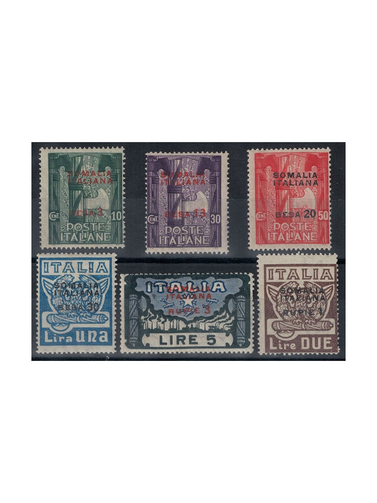 ITALIAN SOMALIA 1923 March on Rome 6v MH*
